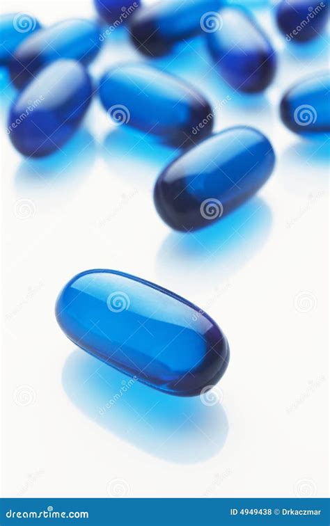 Blue capsules stock photo. Image of prescription, color - 4949438