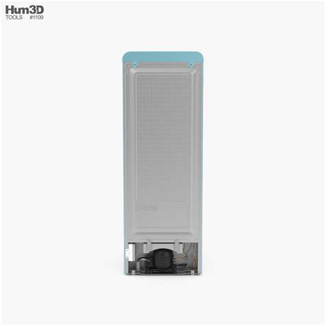 Galanz Retro Refrigerator 3D model - Electronics on Hum3D