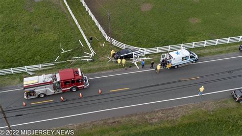 One Injured After Vehicle Crashes into Fence in Upper Freehold Township – MidJersey.News