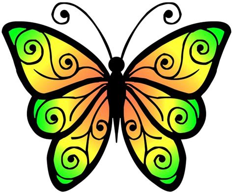 Clipart Butterfly 4 Free Stock Photo - Public Domain Pictures