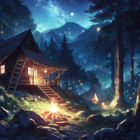 A hut in the middle of forest at night by Jafor-Ahmad on DeviantArt