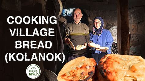 Baking local bread in the village - YouTube