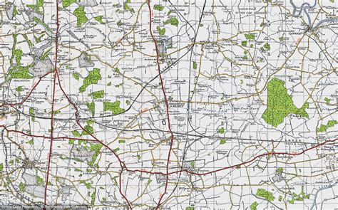 Historic Ordnance Survey Map of Sherburn in Elmet, 1947