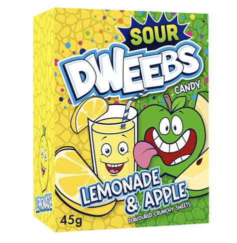 DWEEBS SOUR – Lemonade & Apple – 45g | Curious Candy