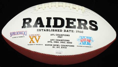 Maxx Crosby Signed Raiders Logo Football (JSA COA) | Pristine Auction