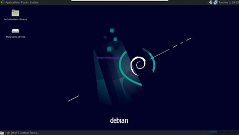 Install MATE Desktop Environment on Debian Linux - TechViewLeo