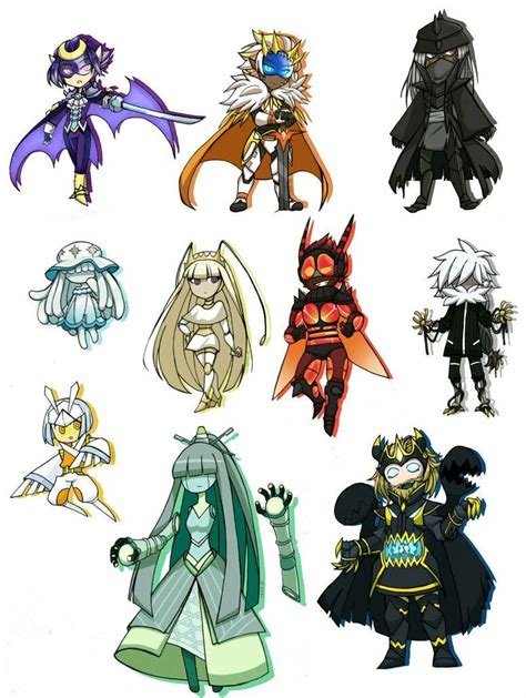 Human legendaries/ultra beasts! Necrozma, Buzzwole and Guzzlord look ...