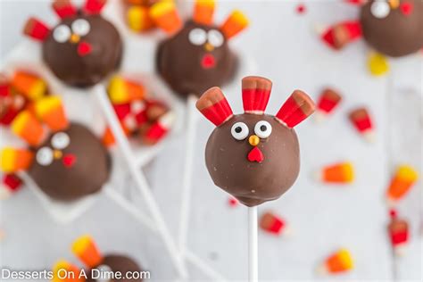 Thanksgiving Cake Pops - Turkey Cake Pops