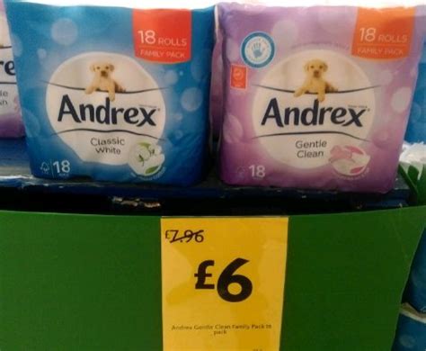 Andrex 18 Pack Toilet Rolls £6 at Morrisons - HotUKDeals