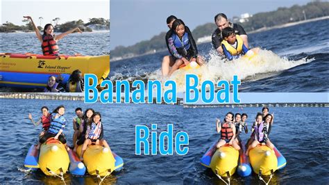 Banana Boat Ride in Destin, Florida - YouTube