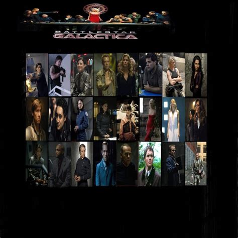 Battlestar galactica characters in 2022 | Character, Battlestar galactica, Photo wall