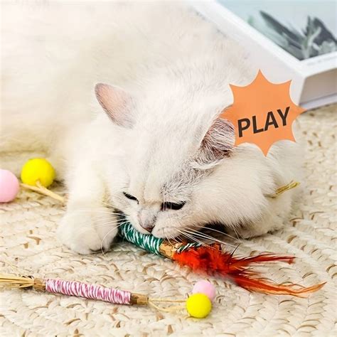 Fluffy Stuffed Kitten Teething Toys Pet Toys Kitten Toys Plush Pet Toy ...