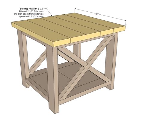 Free Woodworking Plans Small End Table - Image to u