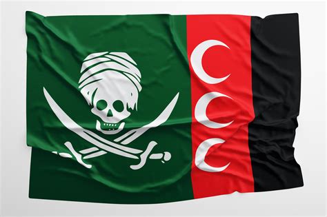 Custom Barbary Pirate Flag (Design Your Own!)