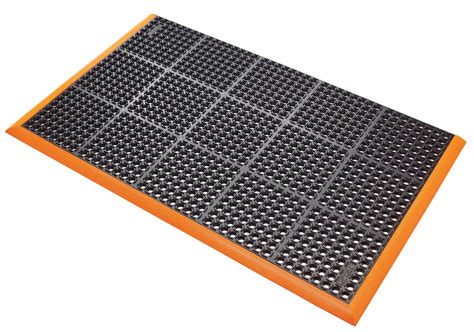 NOTRAX Drainage Mat, 3 ft 4 in L, 26 in W, 7/8 in Thick, Rectangle ...