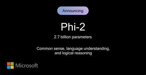 Microsoft Releases Phi-2: A Surprisingly Powerful 2.7B Parameter ...