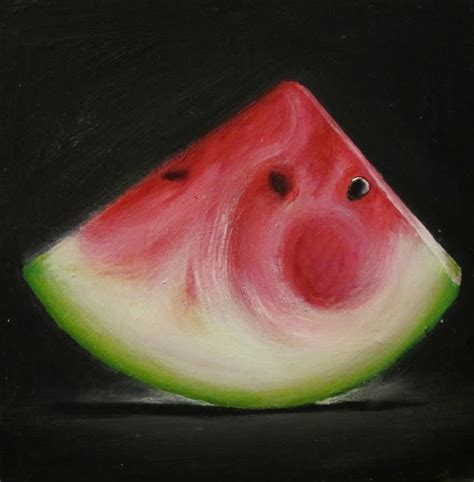 One Painting a Day: Watermelon Slice