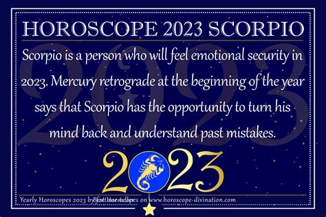 Horoscope 2023 Scorpio - Yearly Forecast & Future