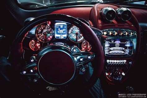 Pagani Interior Dashboard