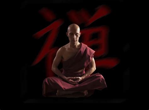 Buddhist monk in meditation pose — Stock Photo © tommasolizzul #85125774