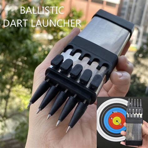 New Upgrades!! 3/5 HOLES BALLISTIC DART GUN LAUNCHER Huge Power Hunting ...