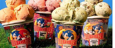 OddFellows Ice Cream Releasing Sonic-Inspired Flavors As Part of Fast Friends Forever - Merch ...