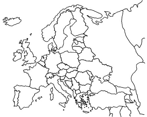 Map Of Europe Drawing at GetDrawings | Free download