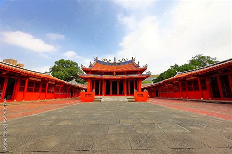 Tainan Confucius Temple, 17th-century Confucian temple featuring traditional architecture in ...