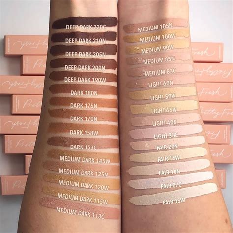 Jeffree Star Concealer Swatches C5