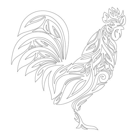 Printable Chicken Stencils Rooster Stencil, Rooster Art, Wood Burning Patterns Stencil, Stencil ...