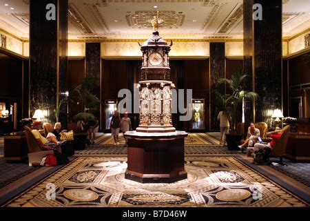 Lobby of the Waldorf Astoria Hotel, New York City, USA Stock Photo - Alamy