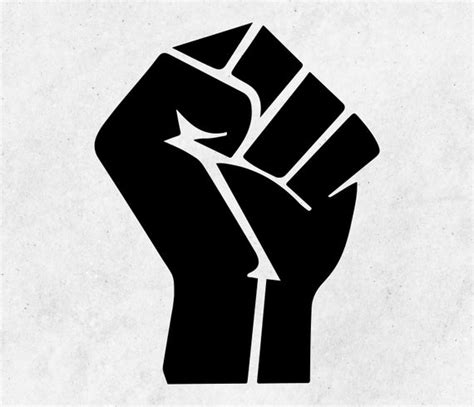 Fist Svg Power Fist Svg BLM Fist Svg Black Power Fist Svg - Etsy