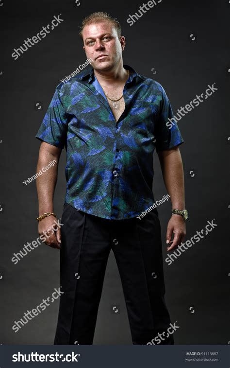 Gangster Mafia Man Casual Outfit Looking Stock Photo 91113887 | Shutterstock