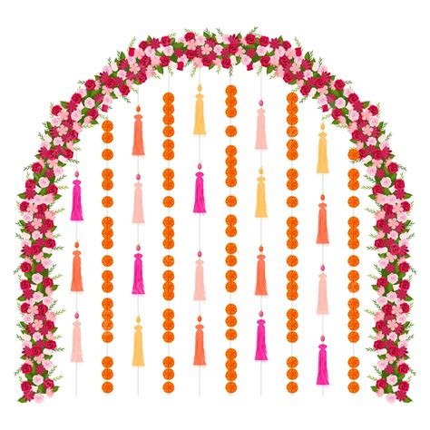 Wedding Statge Floral Decoration, Roses, Flowers, Decoration PNG and ...