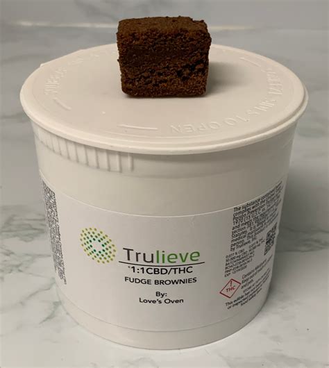 Trulieve Edibles Review: Love’s Oven 1:1 (CBD:THC) Fudge Brownies – Florida Medical Cannabis ...