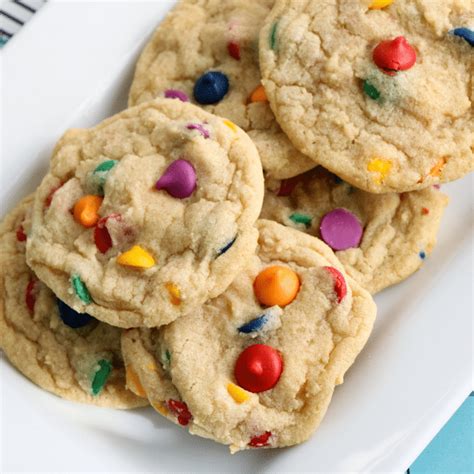 Rainbow Chip Cookies - Mama's On A Budget Fun Dessert