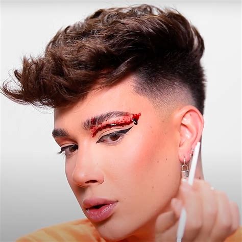 James Charles' Shares Bloody Good Halloween Makeup Look