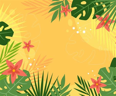 Summer Tropical Background | FreeVectors