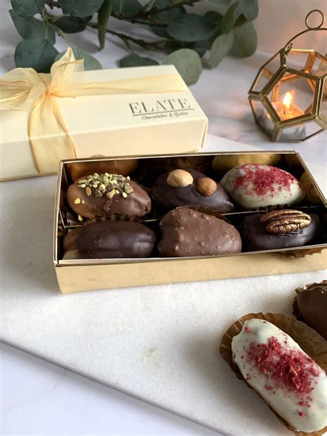 Personal Chocolate Dates Gift Box - Elate Chocolates and Dates