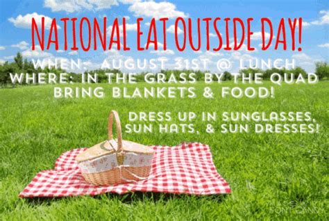 Celebrate National Eat Outside Day with a Picnic Style Lunch