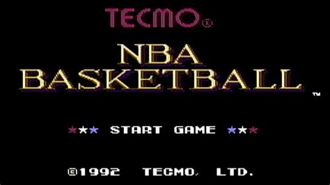 Tecmo NBA Basketball - NES Gameplay - YouTube