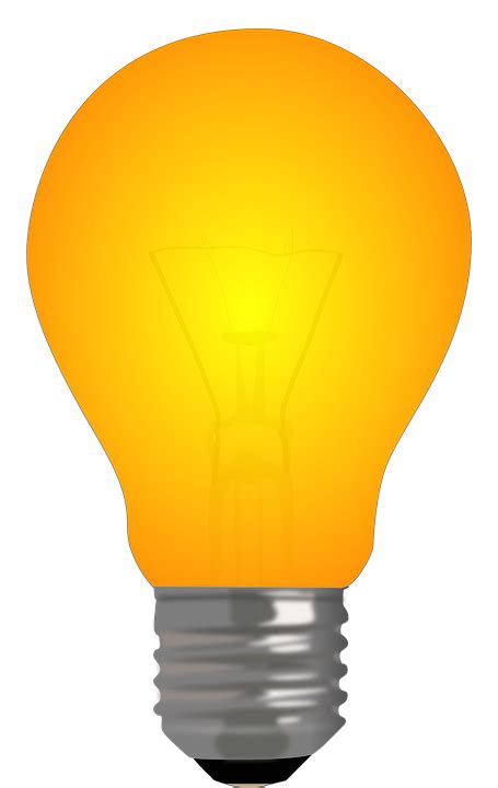 Free vector graphic: Light, Bulb, Filament, Lamp, Orange - Free Image on Pixabay - 311118