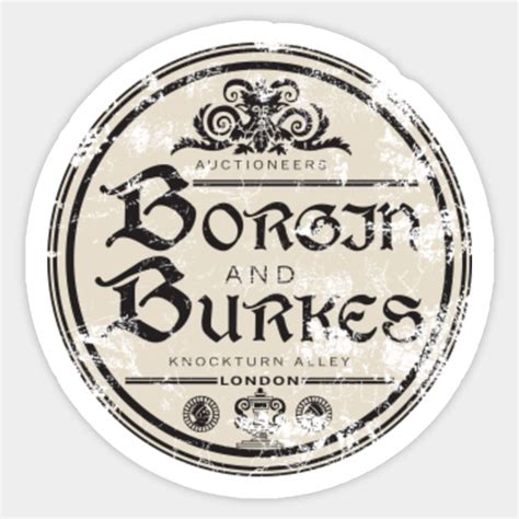 Borgin and Burkes - Harry Potter - Sticker | TeePublic