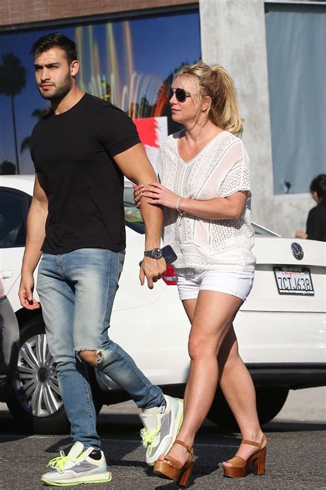 Britney Spears and boyfriend Sam Asghari – Arrives at Le Pain in ...