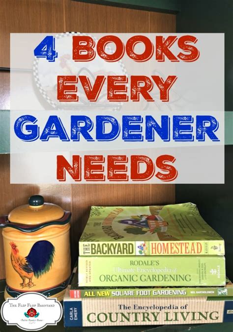 4 Best Books on Organic Gardening - The Flip Flop Barnyard