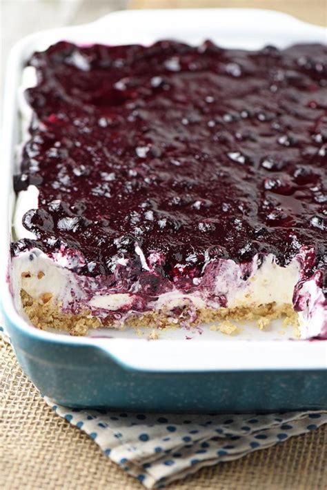 Blueberry Dessert Recipes No Bake - DESSERT RECIPES