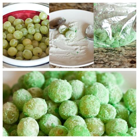 grapes + lime jello powder = sour patch grapes! Cheap Healthy Lunch, Healthy Snacks, Healthy ...