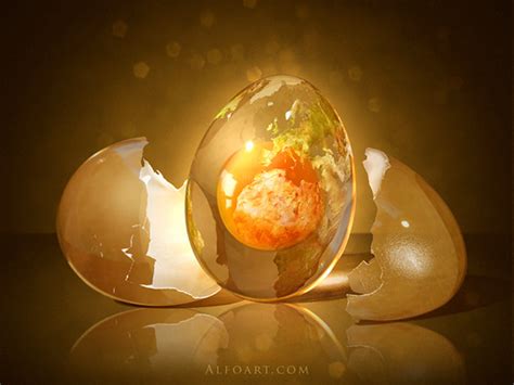 Egg Planet. Creative photo manipulation. :: Behance