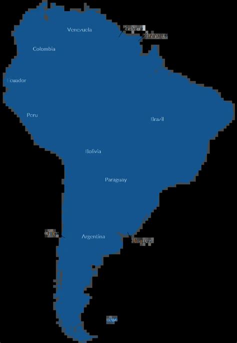 South America Map | South America Continent | Facts
