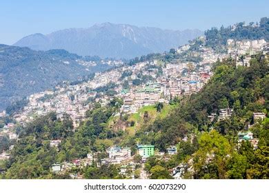 Gangtok City Aerial Panoramic View Ropeway Stock Photo 602073290 | Shutterstock